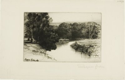 Um pôr do sol na Irlanda de Francis Seymour Haden