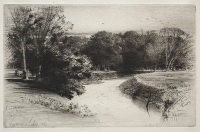 Um por do sol na Irlanda, 1863. de Francis Seymour Haden