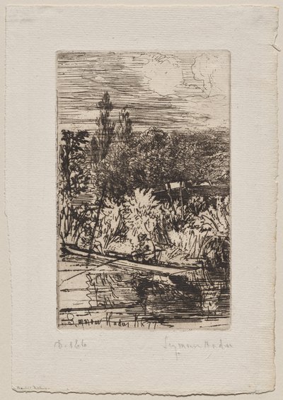 Pesca de Barbos de Francis Seymour Haden