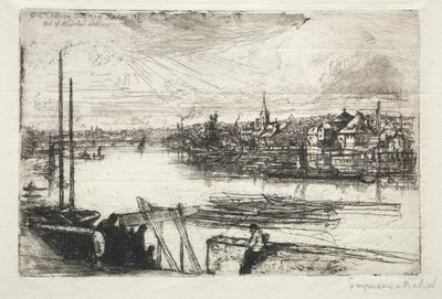 Alcance de Battersea, 1843. de Francis Seymour Haden