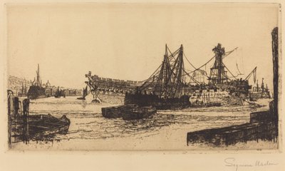 Rompimento do Agamenon (A Segunda Placa) de Francis Seymour Haden