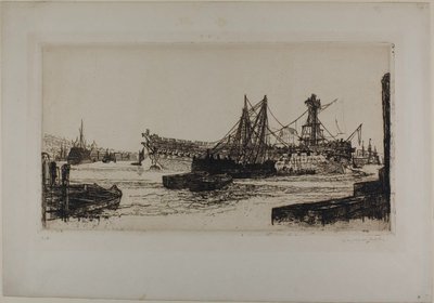 Rompimento do Agamenon, No. II de Francis Seymour Haden