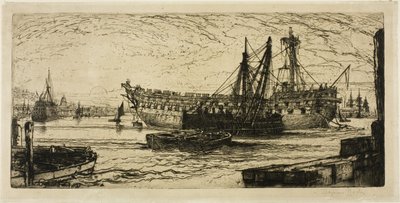 Rompimento do Agamenon, No. I de Francis Seymour Haden
