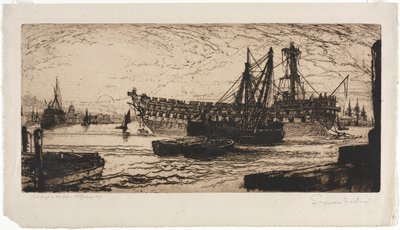Rompimento do Agamenon de Francis Seymour Haden