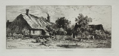 Chalés da Borgonha de Francis Seymour Haden