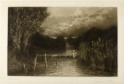 Pescaria de Greyling de Francis Seymour Haden