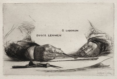 Gravura à mão de Francis Seymour Haden
