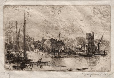 Harry Kelly, Putney. de Francis Seymour Haden