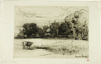 Casas de campo de Horsley de Francis Seymour Haden