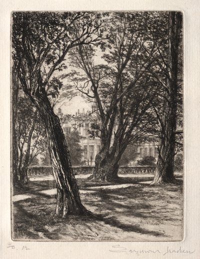 Jardins de Kensington (O Prato Pequeno) de Francis Seymour Haden