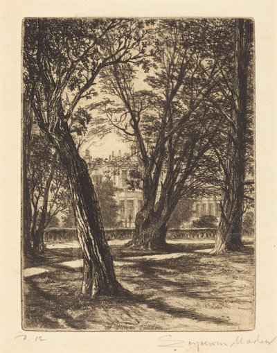 Kensington Gardens (a pequena prancha) de Francis Seymour Haden