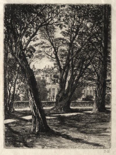 jardins Kensington de Francis Seymour Haden