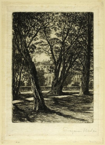 Kensington Gardens, No. I (prato pequeno) de Francis Seymour Haden