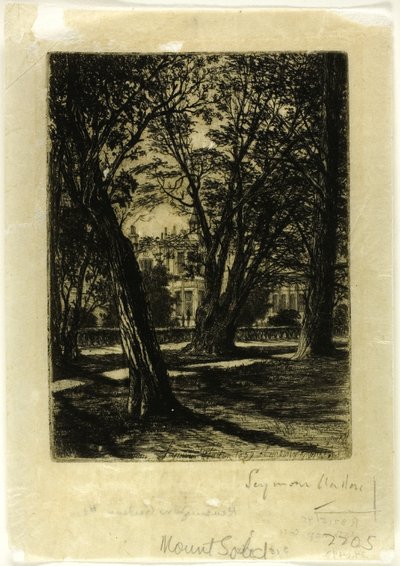 Kensington Gardens, No. I (prato pequeno) de Francis Seymour Haden