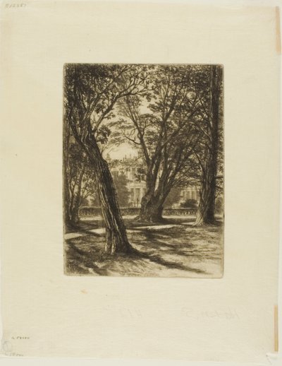 Kensington Gardens, No. I (prato pequeno) de Francis Seymour Haden