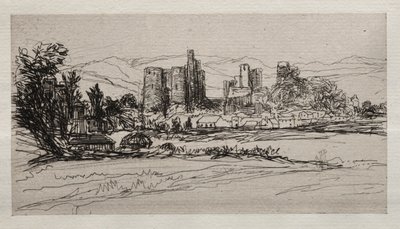 Castelo Kidwelly de Francis Seymour Haden