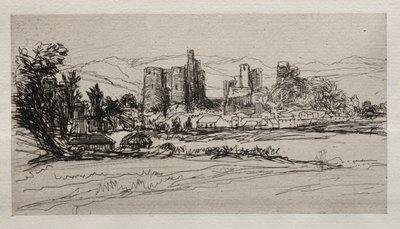 Castelo de Kidwelly. de Francis Seymour Haden