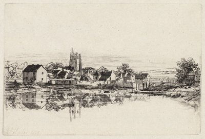 Cidade de Kidwelly de Francis Seymour Haden