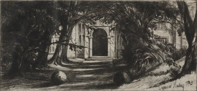 Mytton Hall, 1859. de Francis Seymour Haden