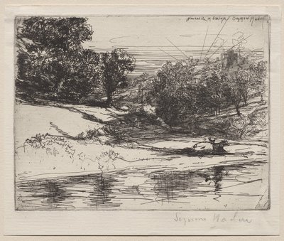 Newcastle em Emlyn de Francis Seymour Haden