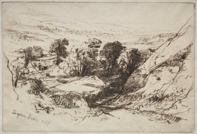 Nove Barrow Down de Francis Seymour Haden