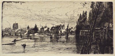 Igreja Old Chelsea de Francis Seymour Haden
