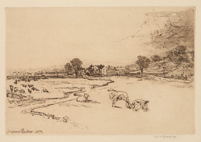 Sawley Abbey de Francis Seymour Haden