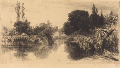 Shere Mill Pond (The Larger Plate) de Francis Seymour Haden