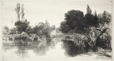 Shere Mill Pond (O Prato Maior) de Francis Seymour Haden
