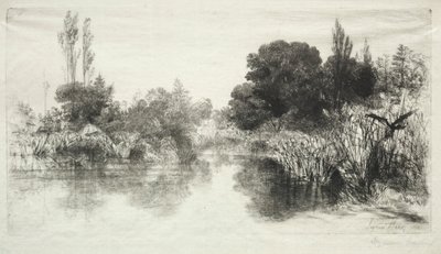 Shere Mill Pond (O Prato Maior) de Francis Seymour Haden