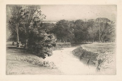 Pôr do sol na Irlanda de Francis Seymour Haden