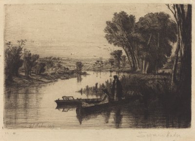 Pescadores do Tamisa de Francis Seymour Haden