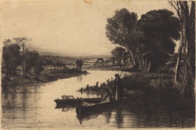 Pescadores do Tamisa de Francis Seymour Haden