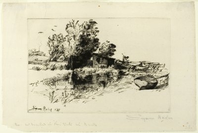 A pequena casa-barco de Francis Seymour Haden