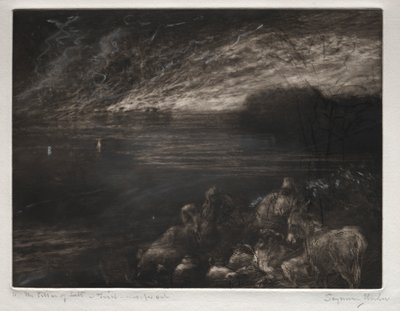 O pilar de sal. de Francis Seymour Haden
