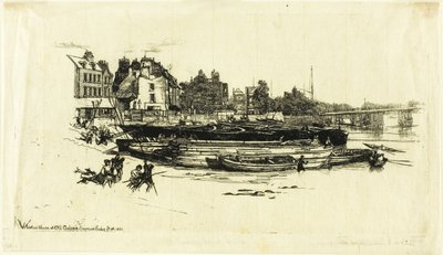 Casa de Whistler, Old Chelsea de Francis Seymour Haden