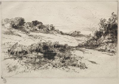 Windmill Hill, nº 1, c. 1877 e mais tarde. de Francis Seymour Haden