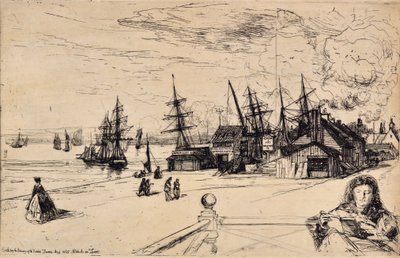 Yacht Tavern, Erith de Francis Seymour Haden