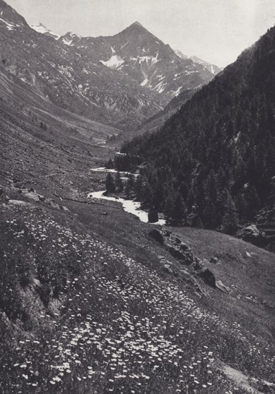 Alpes Orientais: No Windach Tal (foto a p/b) de Francis Sydney Smythe