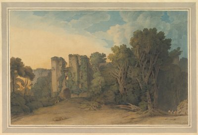 Castelo de Berry Pomeroy, em Devon de Francis Towne