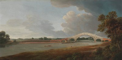 A velha ponte Walton de Francis Towne