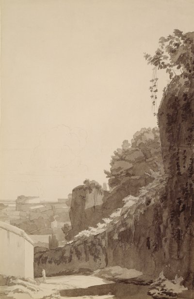 Os Banhos de Caracalla de Francis Towne