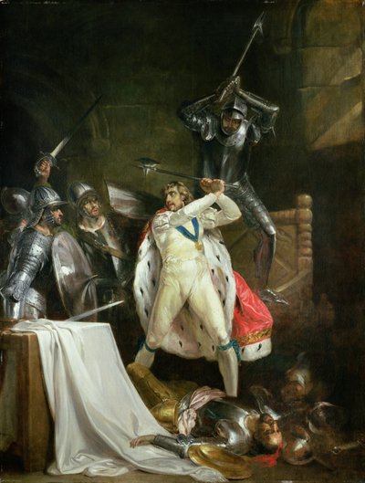 A morte do rei Ricardo II, c.1792-93) de Francis Wheatley