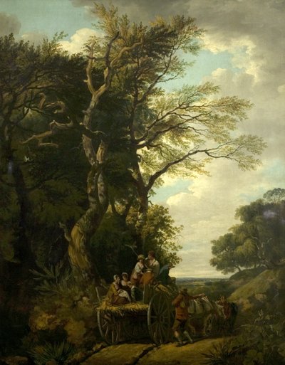 O vagão da colheita, 1774 de Francis Wheatley