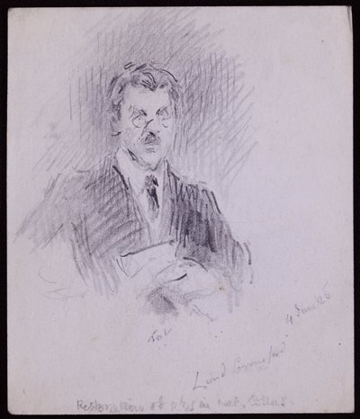 Retrato do Conde de Crawford & Balcarres de Francis Wilfred Lawson