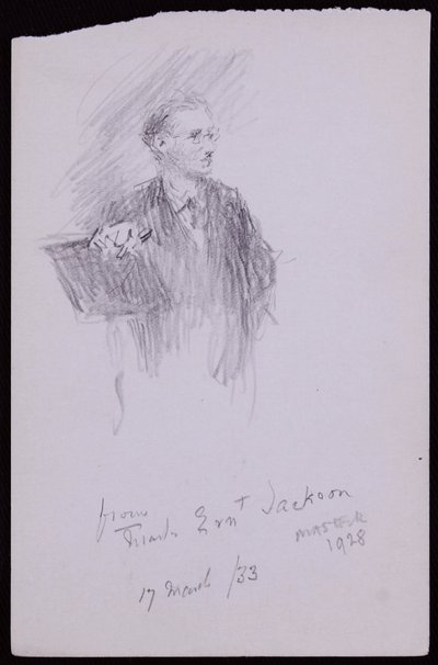 Retrato de Ernest Jackson de Francis Wilfred Lawson