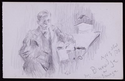 Retrato de FV Burridge de Francis Wilfred Lawson