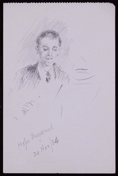 Retrato de Hope Bagenal de Francis Wilfred Lawson