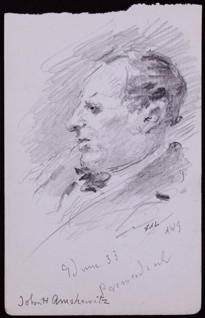 Retrato de John Amshewitz de Francis Wilfred Lawson