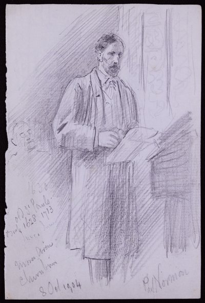 Retrato de Philip Norman de Francis Wilfred Lawson
